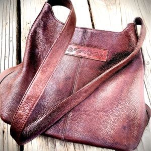 Vintage FOSSIL Top Grain Leather Bag